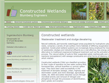 Tablet Screenshot of constructed-wetlands.de